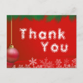 Carte Postale Merci pour les nourritures de Noël  (Devant)