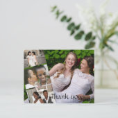 Carte postale - Merci pour les photos de mariage p (Debout devant)