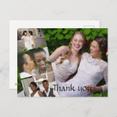 Carte postale - Merci pour les photos de mariage p (Devant / Derrière)