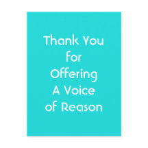 Merci pour offrir une voix de raison