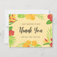 Merci pour tout ce que vous faites