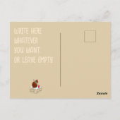 Carte Postale Merci pour un dessin de poire drôle de fête parfai (Dos)