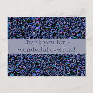 Carte Postale Merci Pour une merveilleuse soirée !