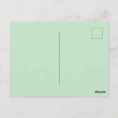 Carte Postale Merci pour votre achat Green Botanical Waterc (Dos)