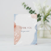 Carte Postale Merci pour votre commande (Debout devant)
