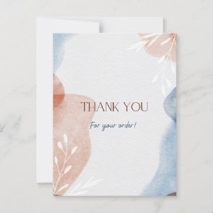 Carte Postale Merci pour votre commande