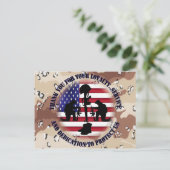 Carte Postale Merci pour votre fidélité ....... (Debout devant)