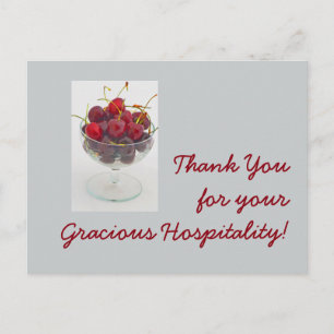 Carte Postale Merci pour votre Gracious Hospitality !