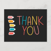 Carte Postale Merci pour votre recommandation 3 Chiropratique (Devant)