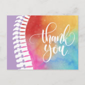 Carte Postale Merci Pour Votre Référence 1 Chiropratique (Devant)