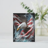 Carte Postale Merci pour votre service (Debout devant)