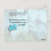 Carte Postale Merci pour vous ! (Dos)