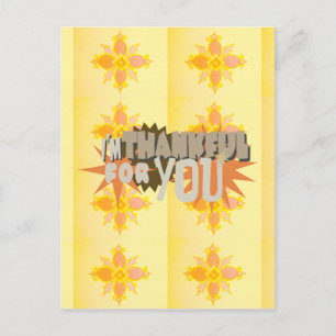 Carte Postale Merci pour vous avec amour Compassion & Gratitude