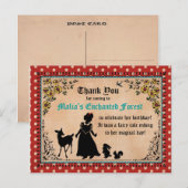 Carte postale Merci Princess Fairy Tale (Devant / Derrière)