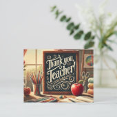 Carte Postale "Merci, Professeur !" (Debout devant)