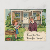 Carte Postale « Merci, Professeur !» (Devant)