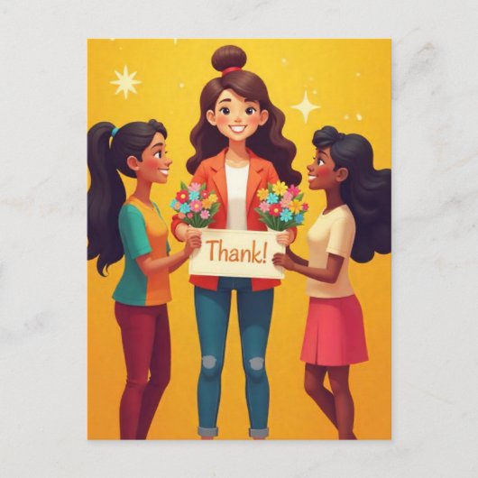 Carte Postale "Merci, Professeur !" (Devant)