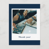 Carte Postale Merci promotionnel du planificateur financier (Devant)