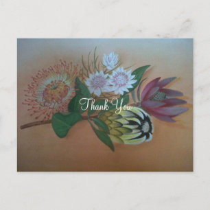 Carte Postale Merci Proteas d'Afrique du Sud