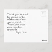 Carte Postale Merci Red Heart personnalisable (Dos)