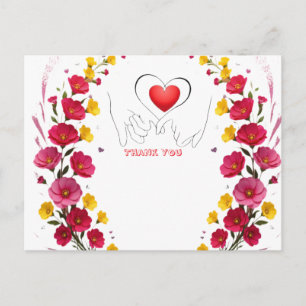 Carte Postale Merci Remerciements Avec Remerciements Beaucoup de