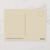 Carte Postale merci/réminiscence du message (Dos)