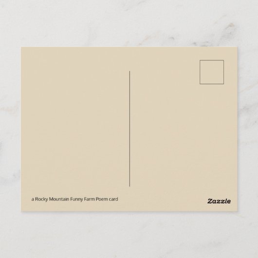 Carte Postale merci/réminiscence du message (Dos)