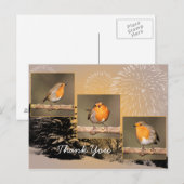 Carte postale Merci Robin Tryptych (Devant / Derrière)