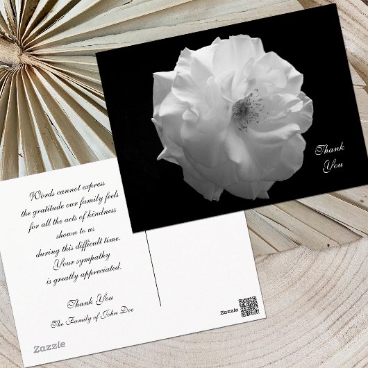 Carte postale Merci rose