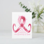 Carte Postale Merci rose du carbone (Debout devant)