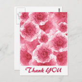 Carte Postale Merci rose du carbone (Devant / Derrière)