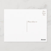 Carte Postale Merci Rose Et Gris Brown (Dos)