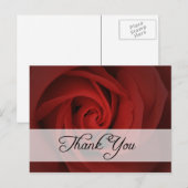 Carte Postale merci : roses : (Devant / Derrière)