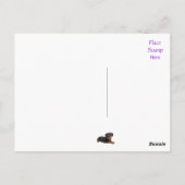 Carte Postale Merci Rottweiler Chien Chien Chien Chien Salutatio (Dos)