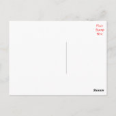 Carte Postale Merci Rouge Bourgogne LovebirdsMariage rose (Dos)