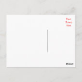 Carte postale Merci rouge Gerbera Fleur Pot (Dos)