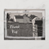 Carte Postale Merci rural (Devant)