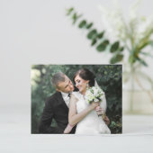 Carte Postale Merci Rustique Coton Sud & Bois Nouveaux mariés (Debout devant)