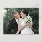 Carte Postale Merci Rustique Coton Sud & Bois Nouveaux mariés (Devant)