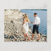 Carte Postale Merci Rustique Turquoise Plumes Boho Flèche (Devant)