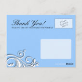 Carte postale Merci Salon des cheveux (Dos)