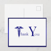 Carte Postale Merci Santé Médecin Médicale Infirmière Héros (Devant / Derrière)