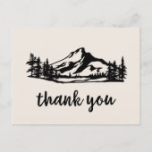 Carte Postale Merci sauvage vintage (Devant)