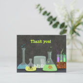 Carte postale Merci scientifique (Debout devant)