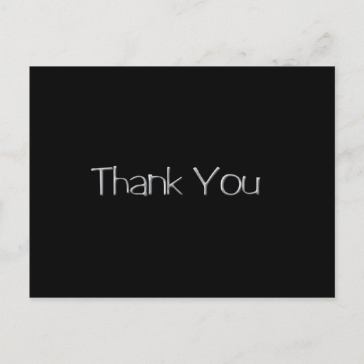 Carte Postale Merci Silver (Devant)