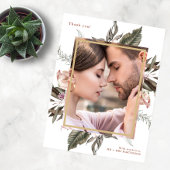 Carte Postale Merci simple Botanique Un Mariage Photo