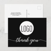 Carte Postale Merci simple d'appréciation du client (Devant / Derrière)