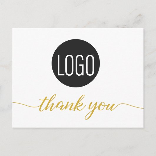 Carte Postale Merci simple d'appréciation du client (Devant)