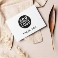 Merci simple du logo de l'entreprise