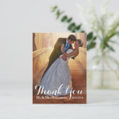 Carte Postale Merci simple Mariage photo (Debout devant)